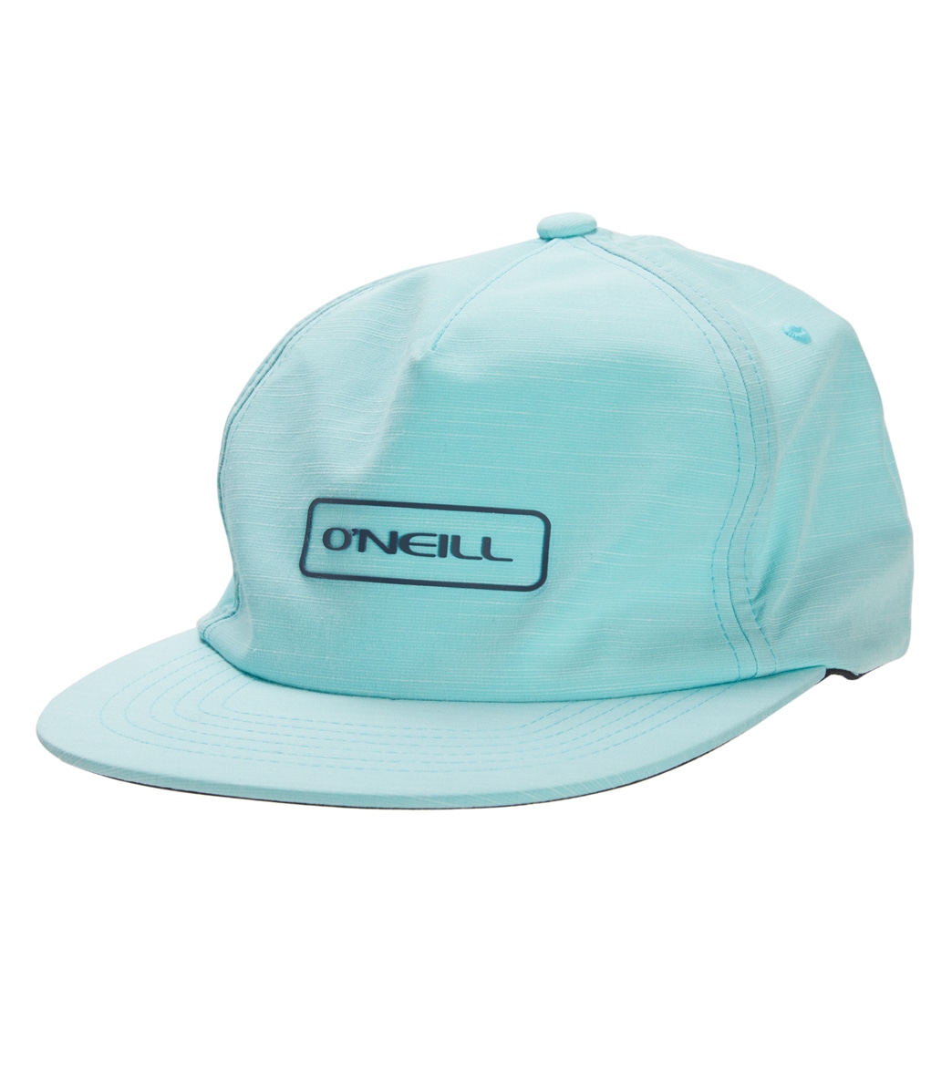 O'neill Men's Hybrid Snapback Hat - Turquoise Polyester - Swimoutlet.com