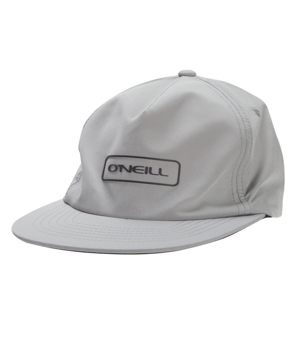O'neill Men's Hybrid Snapback Hat - Light Grey Polyester - Swimoutlet.com