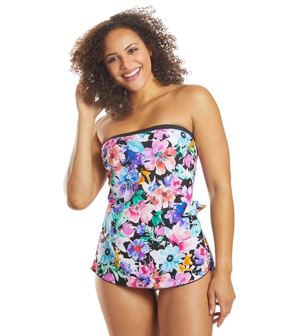 swimsuit with attached sarong