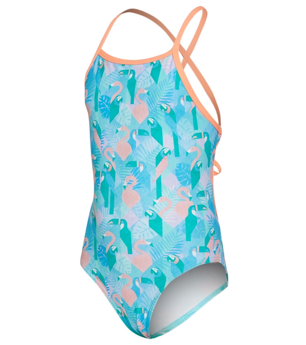 Funkita Girls Pastel Paradisetie Me Tight One Piece Swimsuit At