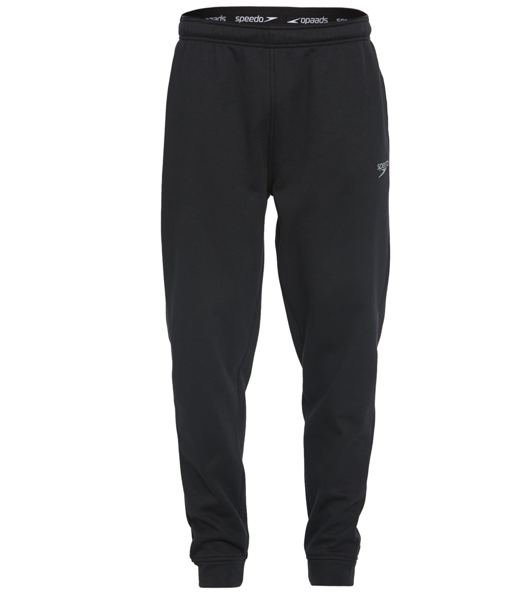 Speedo Men's Team Pants - Black 2Xl Cotton/Polyester - Swimoutlet.com