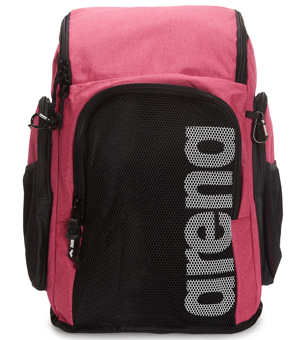 Arena Team 45 Backpack - Pink Melange Polyester - Swimoutlet.com