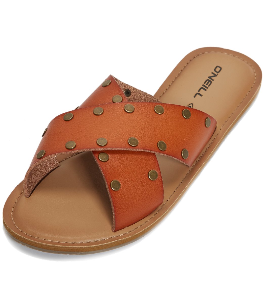 O'neill Southy Slides Sandals - Cognac 7 - Swimoutlet.com