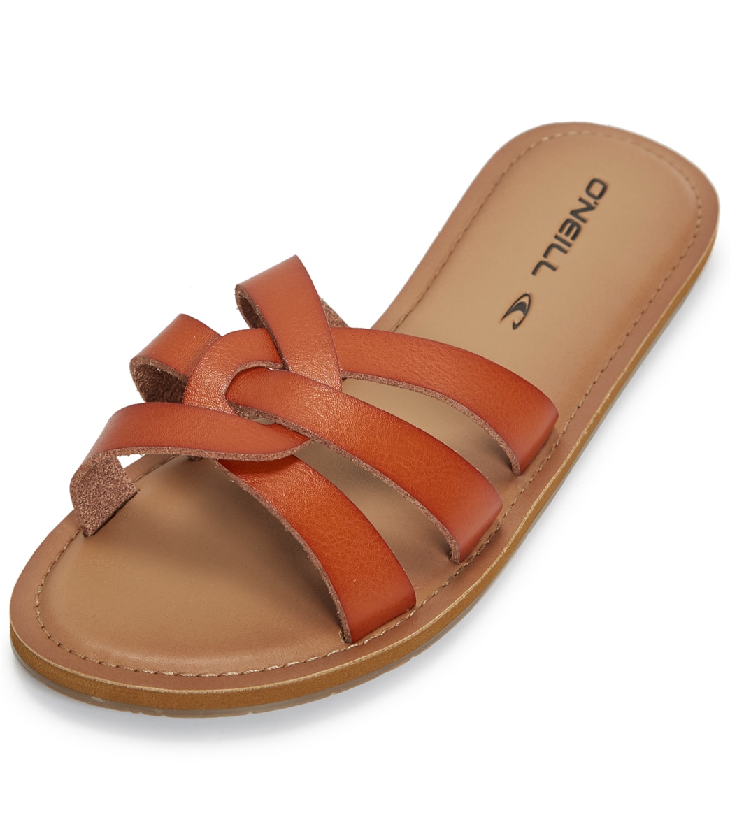 O'neill Dawson Slides Sandals - Cognac 7 - Swimoutlet.com