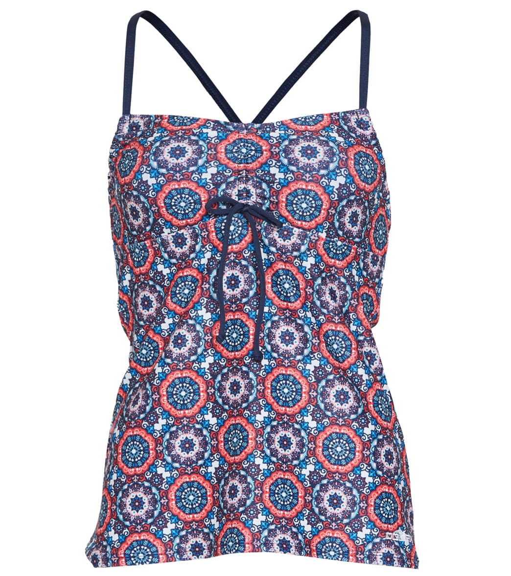 tie front tankini