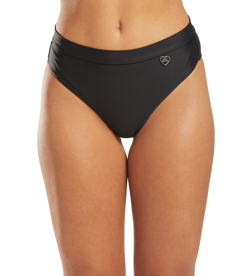 Body Glove Smoothies Marlee Bikini Bottom - Black Small - Swimoutlet.com