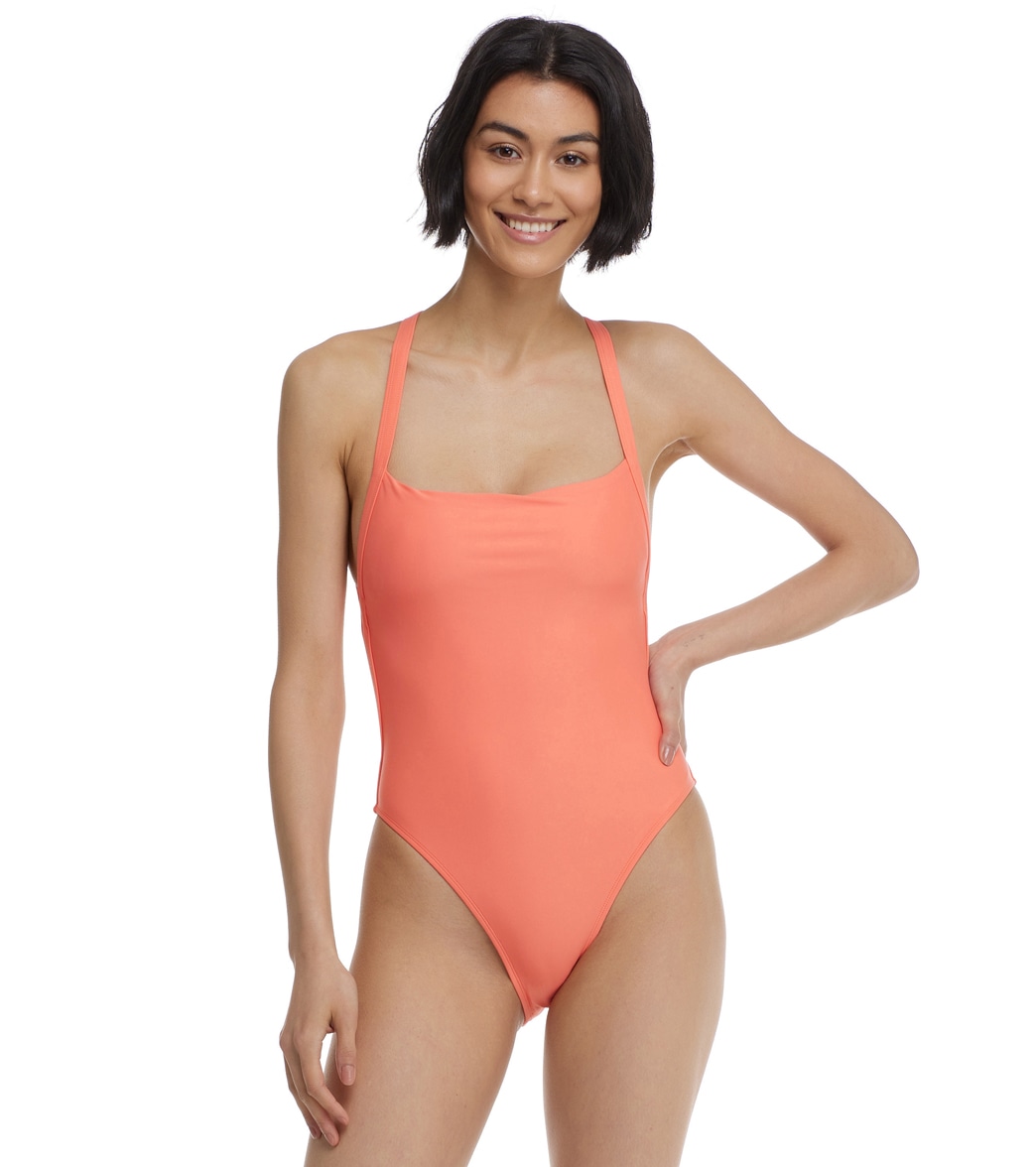 Body Glove Smoothies Electra One Piece Swimsuit - Sunset Medium - Swimoutlet.com