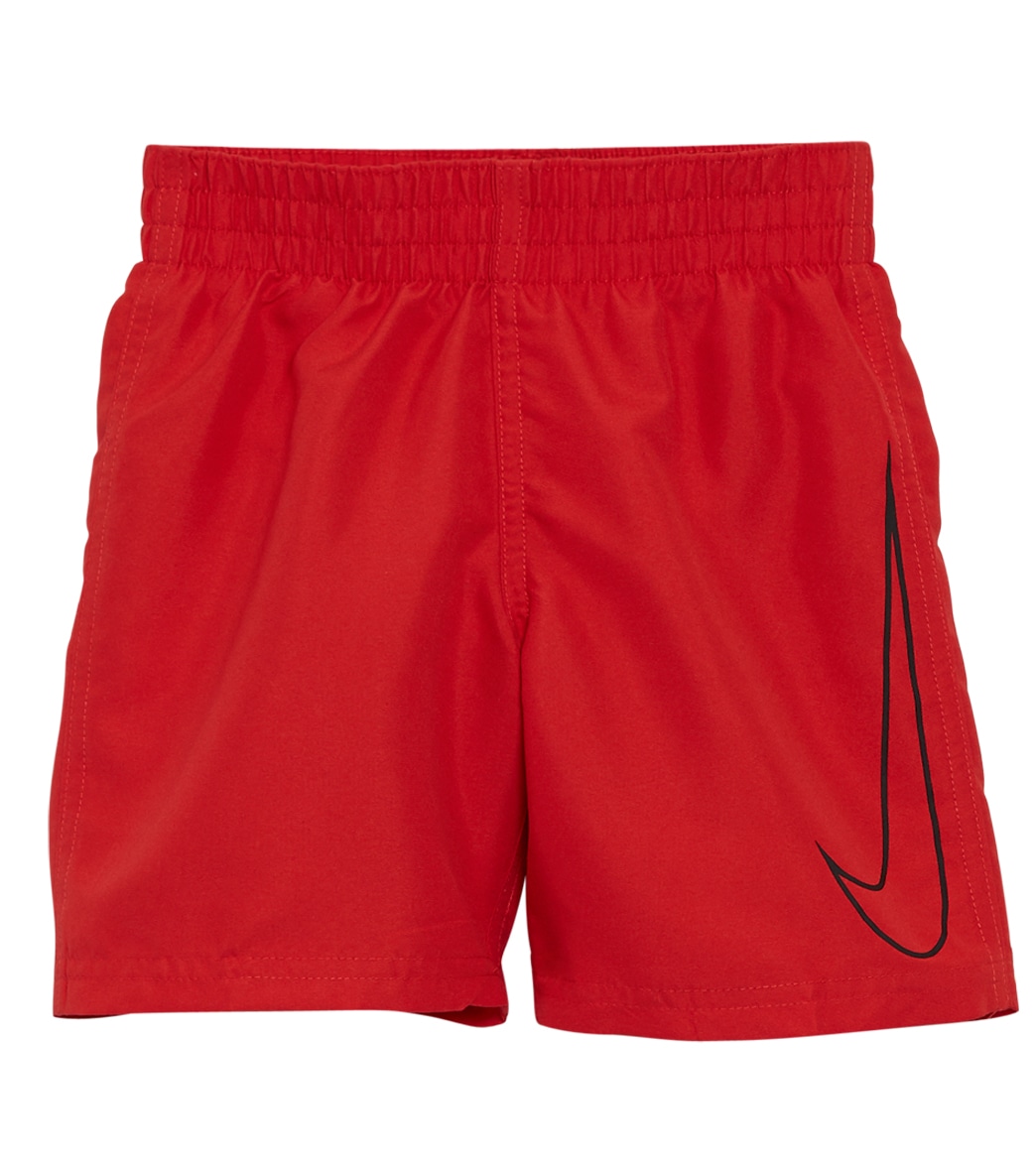 Nike Boys' Swoosh Solid 6 Volley Short - University Red Small Polyester - Swimoutlet.com