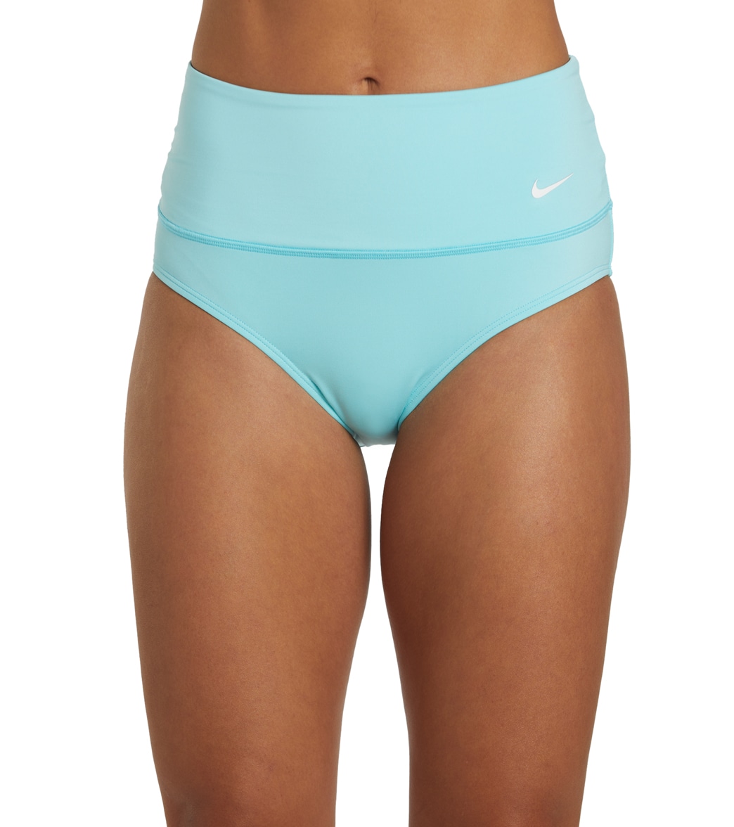 Nike Women's Essential High Waist Bikini Bottom - Copa X-Small - Swimoutlet.com