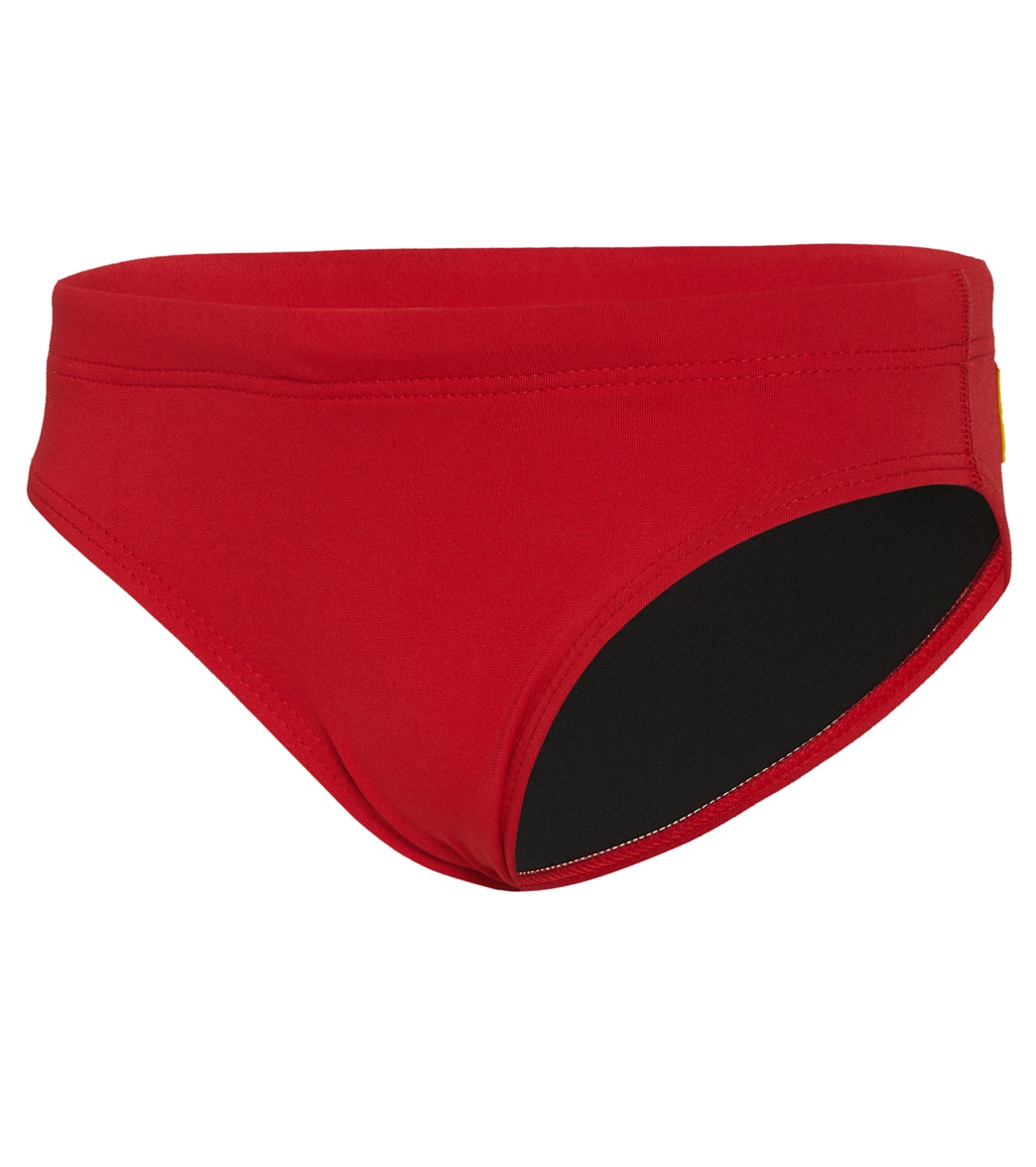 Finis Boys' Solid Brief Swimsuit - Red 18 - Swimoutlet.com