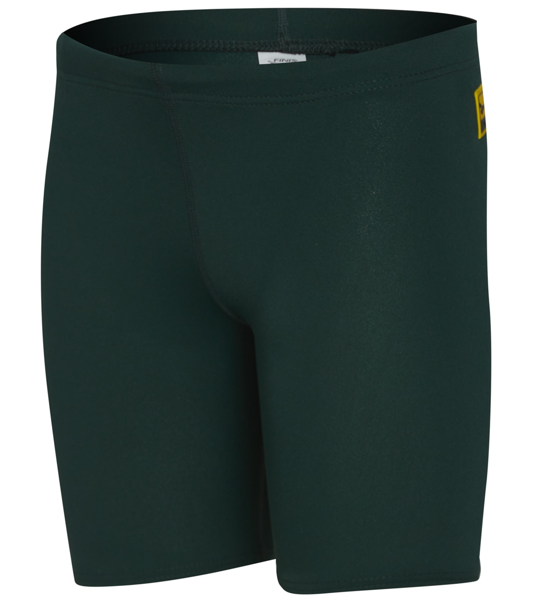 Finis Boys' Solid Jammer Swimsuit - Pine 18 - Swimoutlet.com