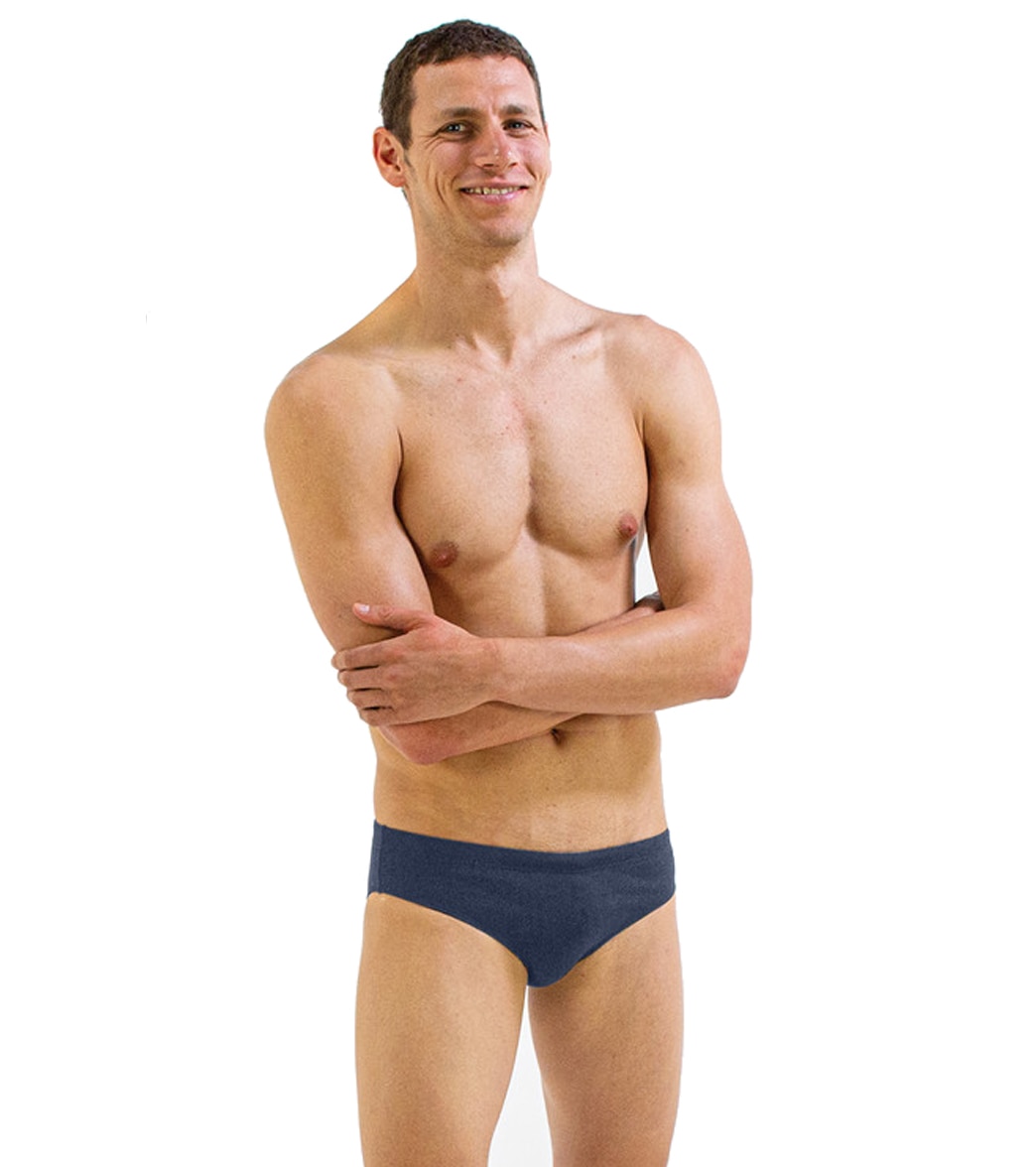 Finis Men's Solid Brief Swimsuit - Navy 26 - Swimoutlet.com