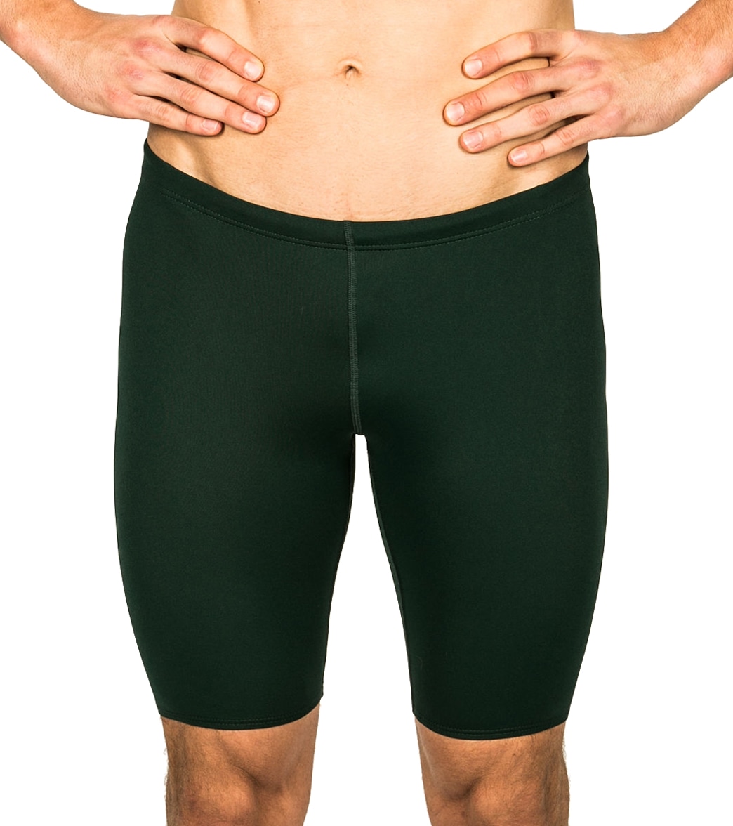 Finis Men's Solid Jammer Swimsuit - Pine 26 - Swimoutlet.com