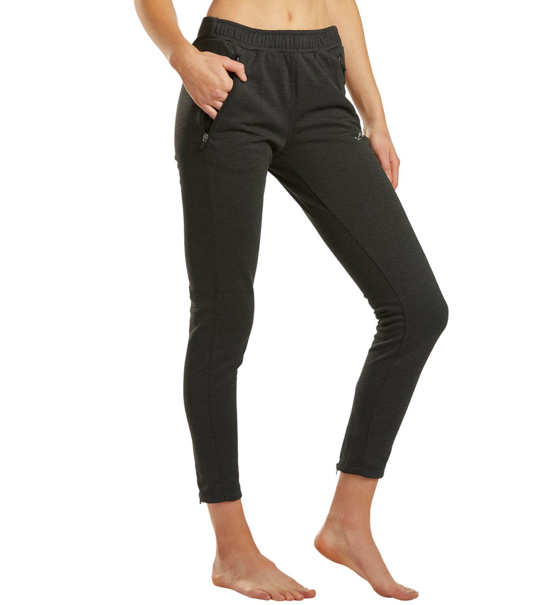 Finis Women's Tech Pants - Black Large Size Large Cotton/Polyester - Swimoutlet.com