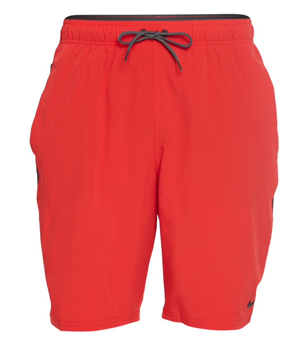 Nike Men's 20 Contend Volley Short - University Red Medium Polyester - Swimoutlet.com