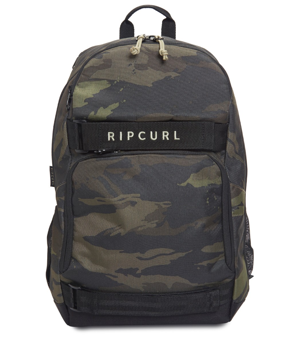 Rip Curl Fader Camo Backpack - Khaki One Size Polyester - Swimoutlet.com
