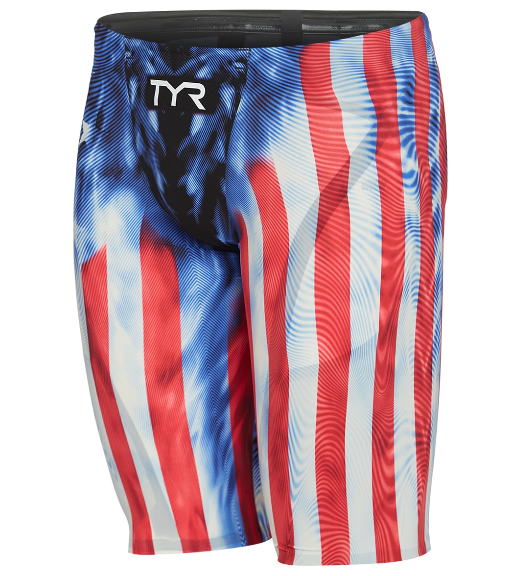 TYR Men's Venzo Genesis USA Jammer Tech Suit Swimsuit at