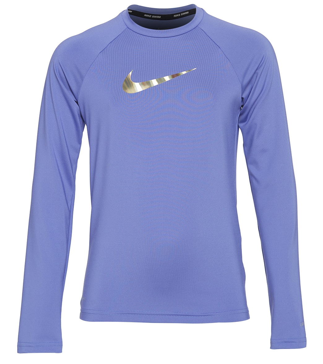 nike solid long sleeve hydroguard