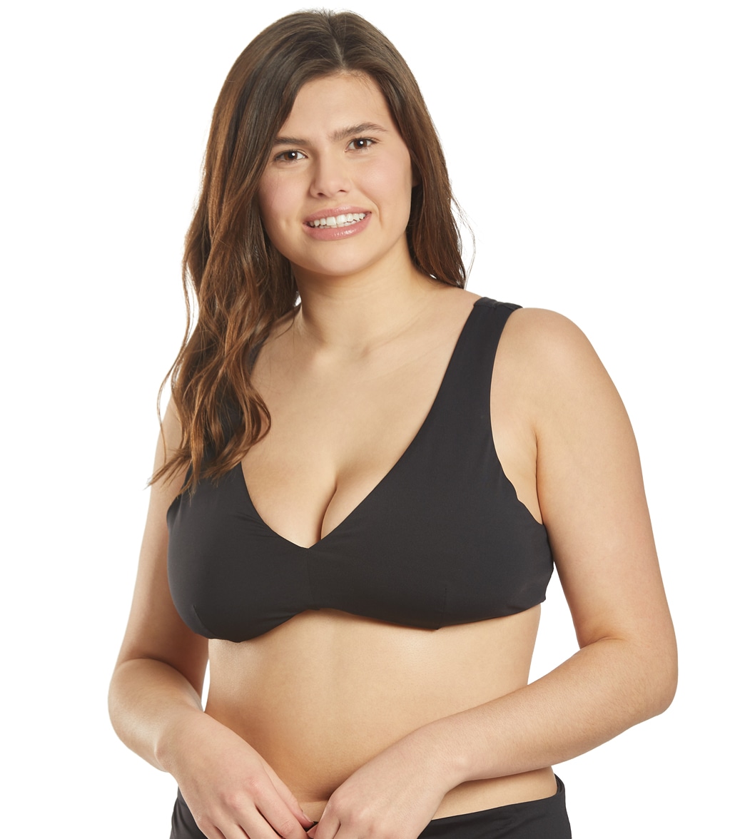 Plus Size Simply Seam Halter Bikini Top at Free