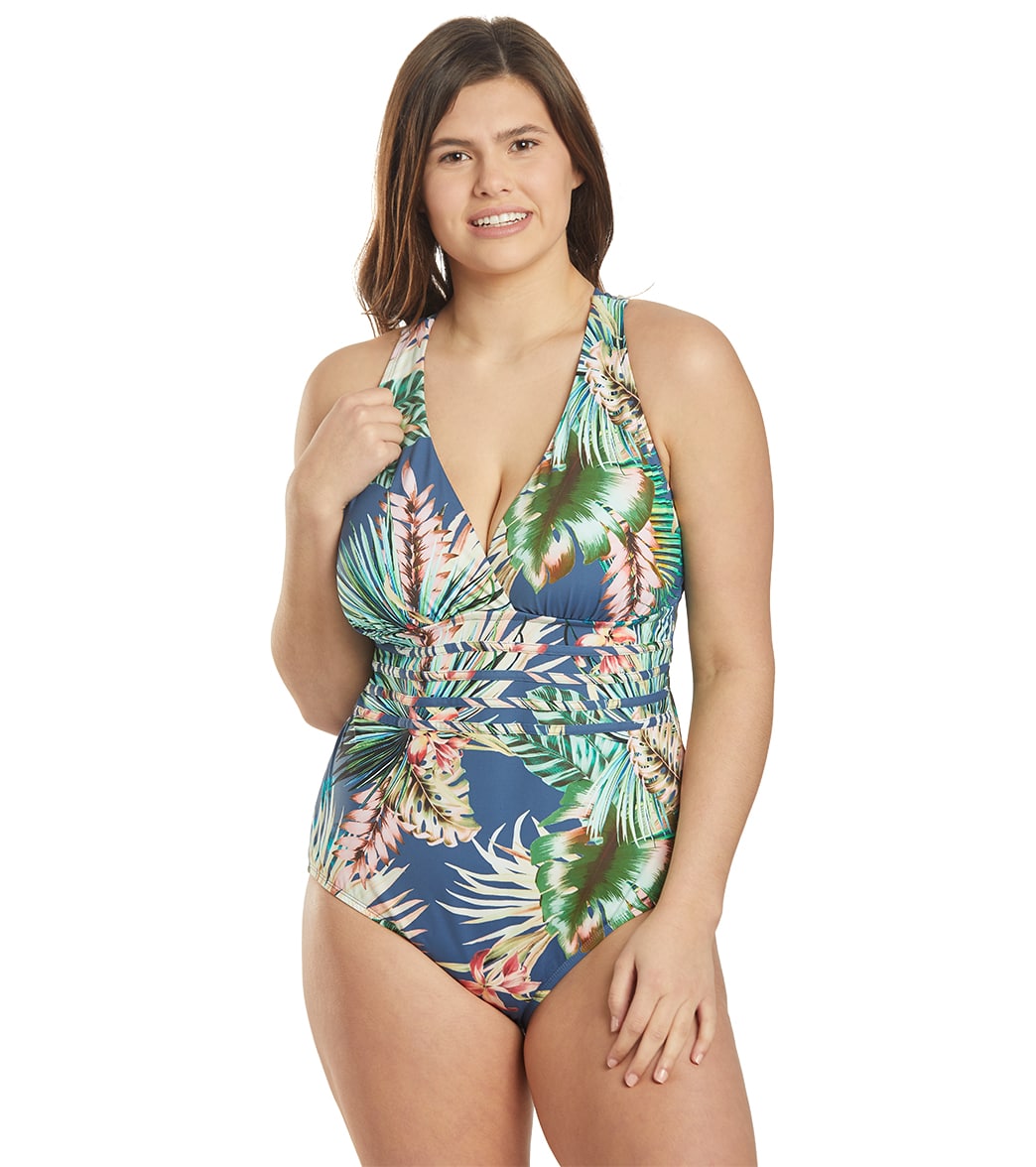 la blanca floral one piece