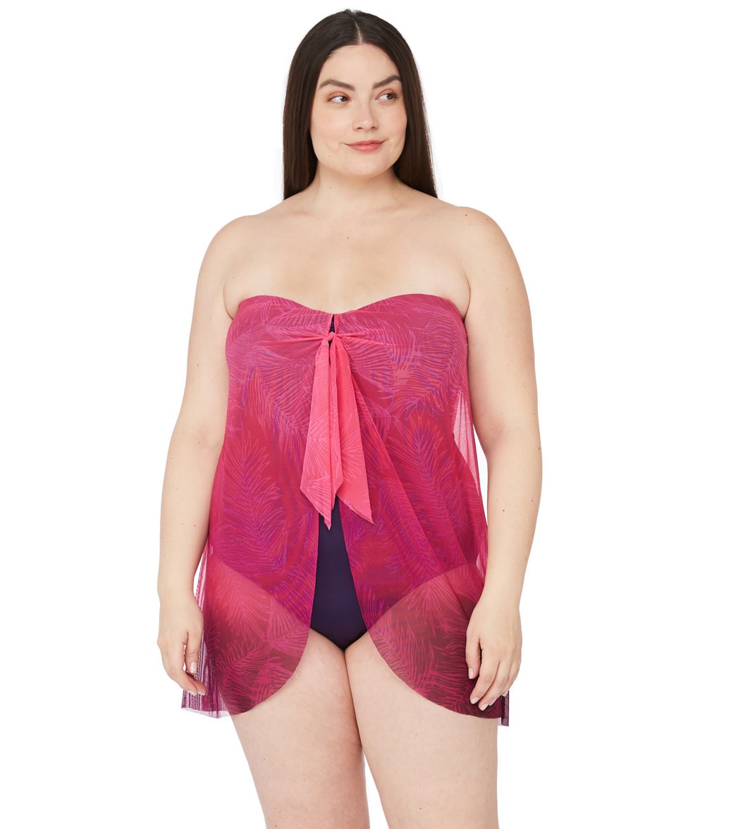 lauren ralph lauren ombré flyaway one piece swimsuit