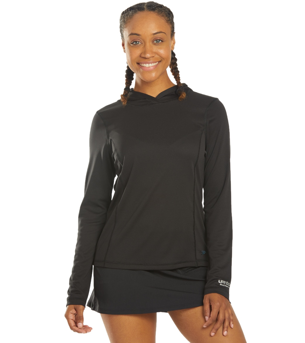 long sleeve hooded swim shirt