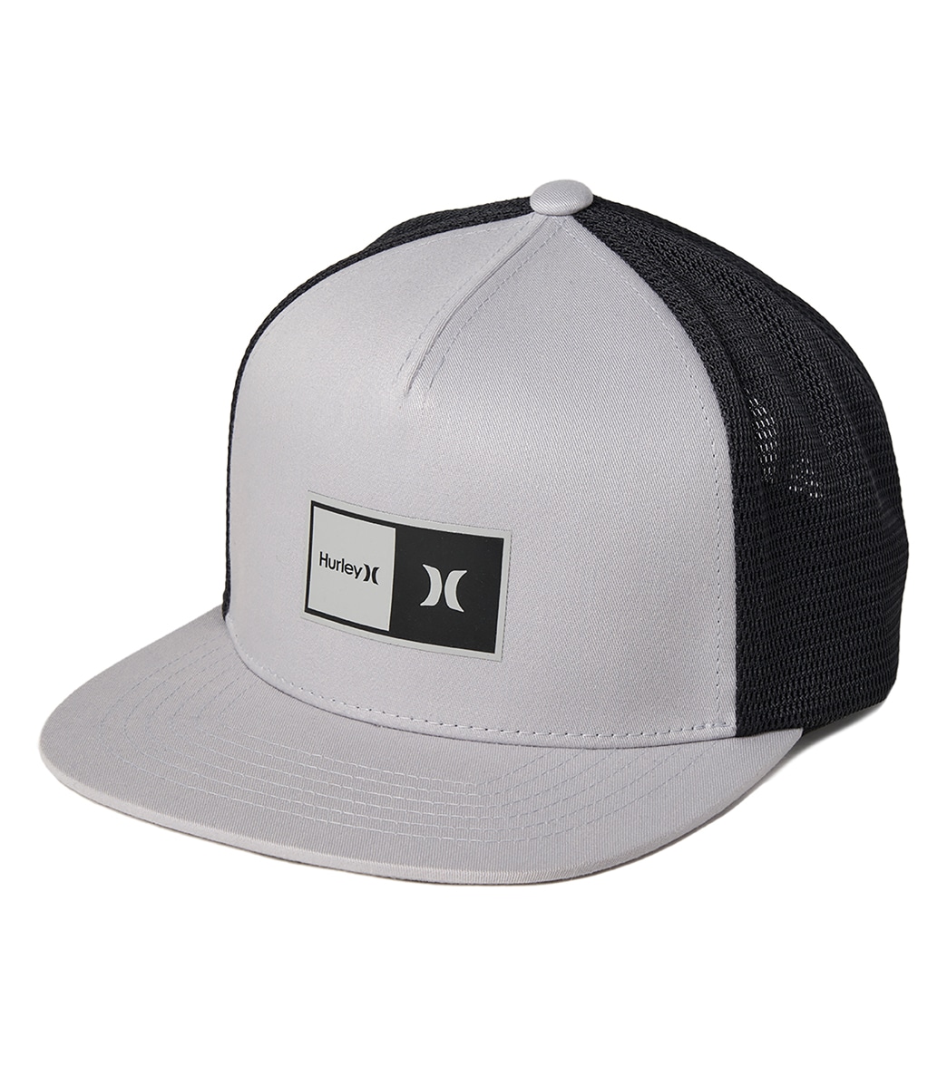 Hurley Natural 2.0 Trucker Hat - Wolf Grey One Size - Swimoutlet.com