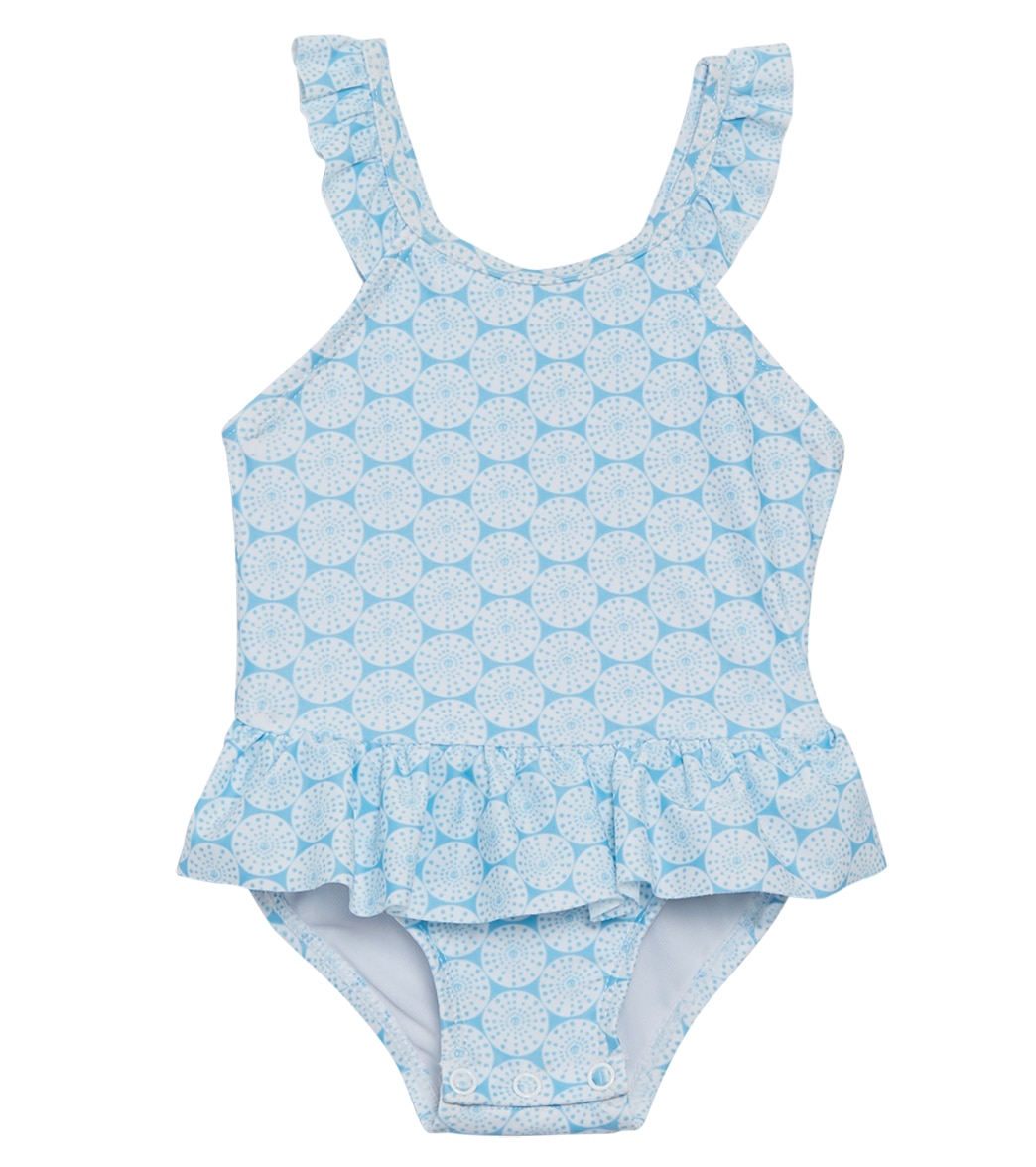 Snapper Rock Girls' Oceania Sustainable One Piece Swimsuit Baby - 12-18 Months - Swimoutlet.com