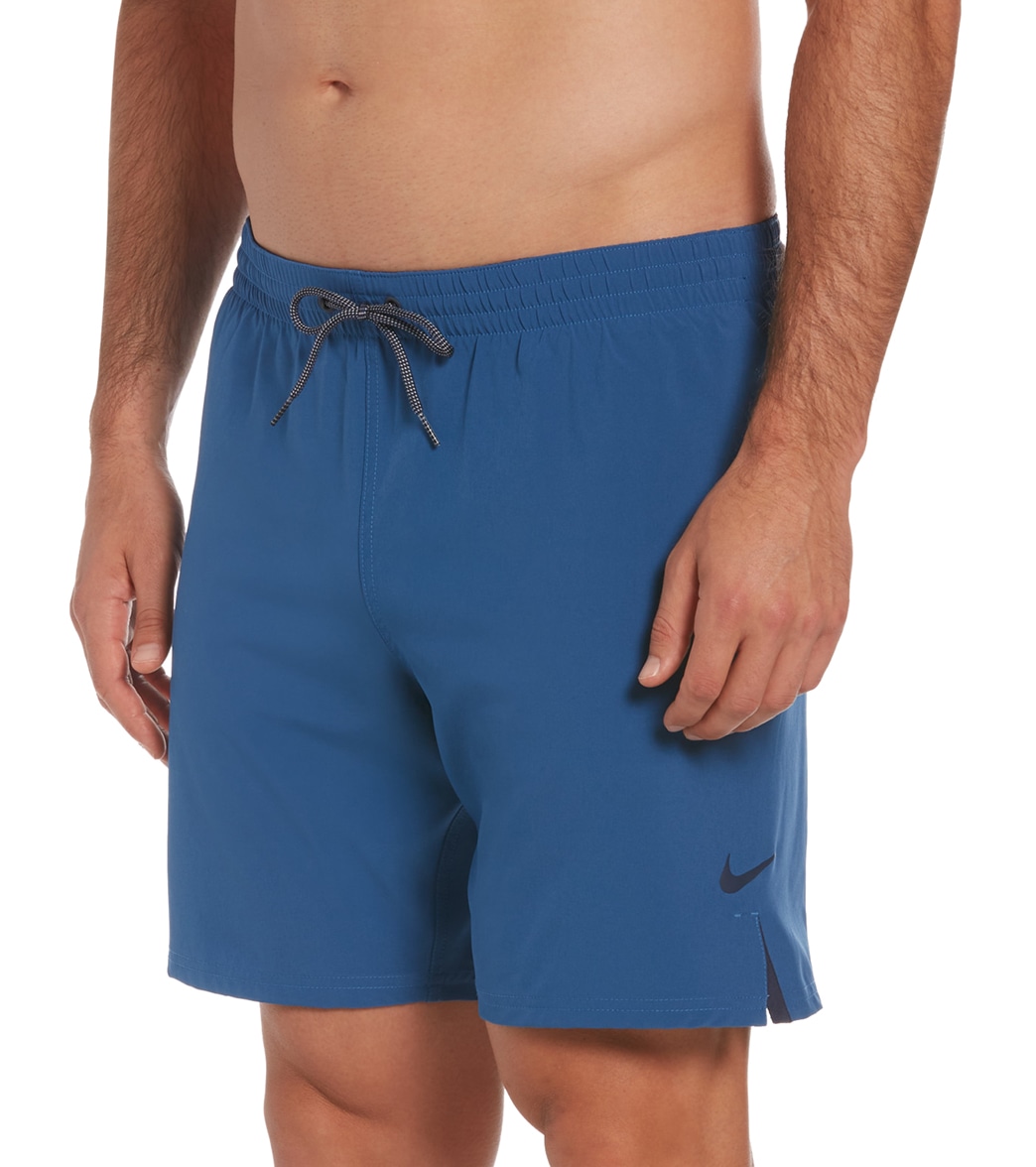 Nike Men's 18 Essential Vital Volley Short - Dark Marina Blue Small Polyester - Swimoutlet.com