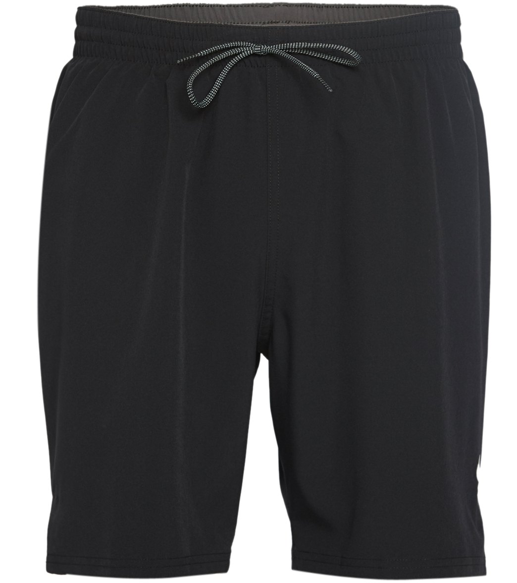 Nike Men's 18 Essential Vital Volley Short - Black Large Polyester - Swimoutlet.com