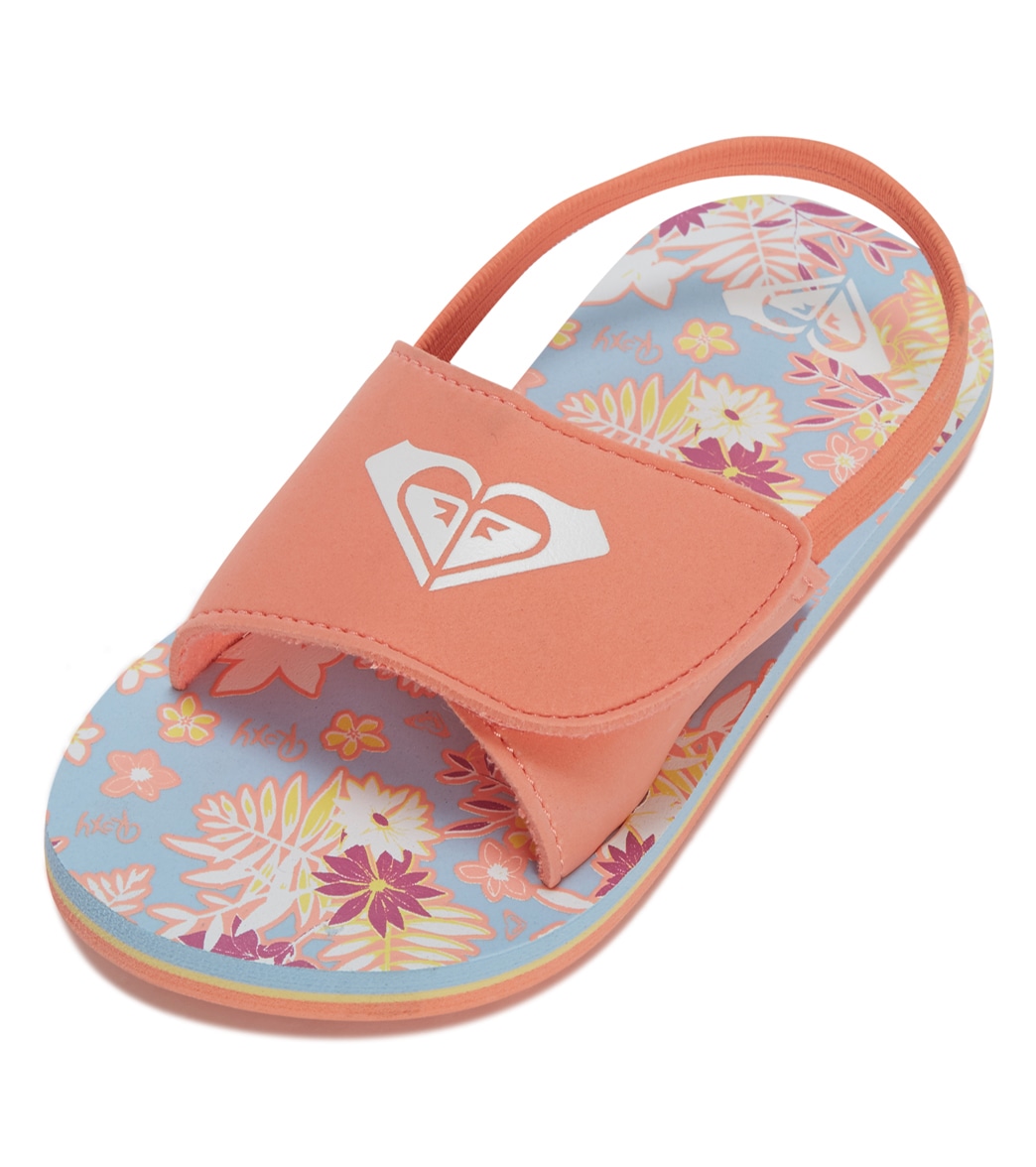 Roxy Finn Sandals - Peach Cream 7 - Swimoutlet.com