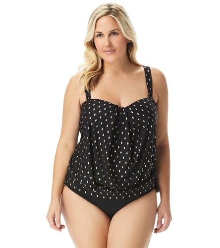 plus size swim tops with underwire