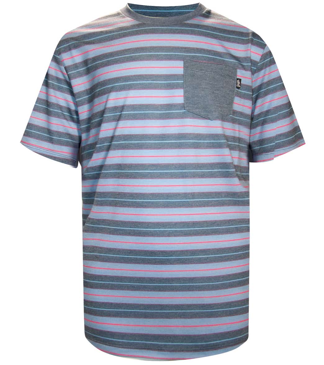 Grom Boys' Army Stripe Tee Shirt Toddler/Little/Big Kid - Navy Large 10/12 - Swimoutlet.com