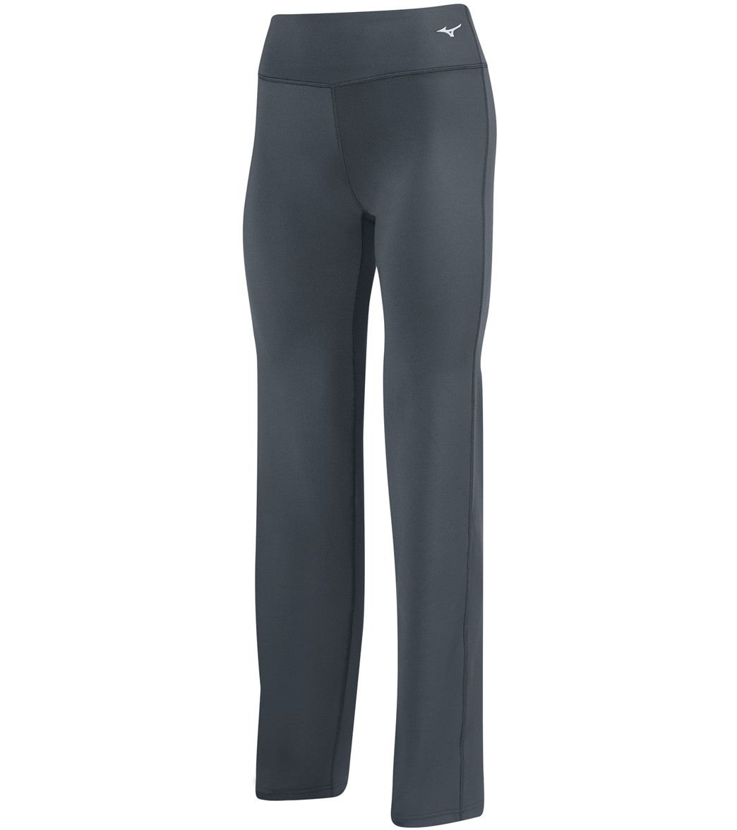 Mizuno Women's Align Long Volleyball Pants - Charcoal Medium - Swimoutlet.com
