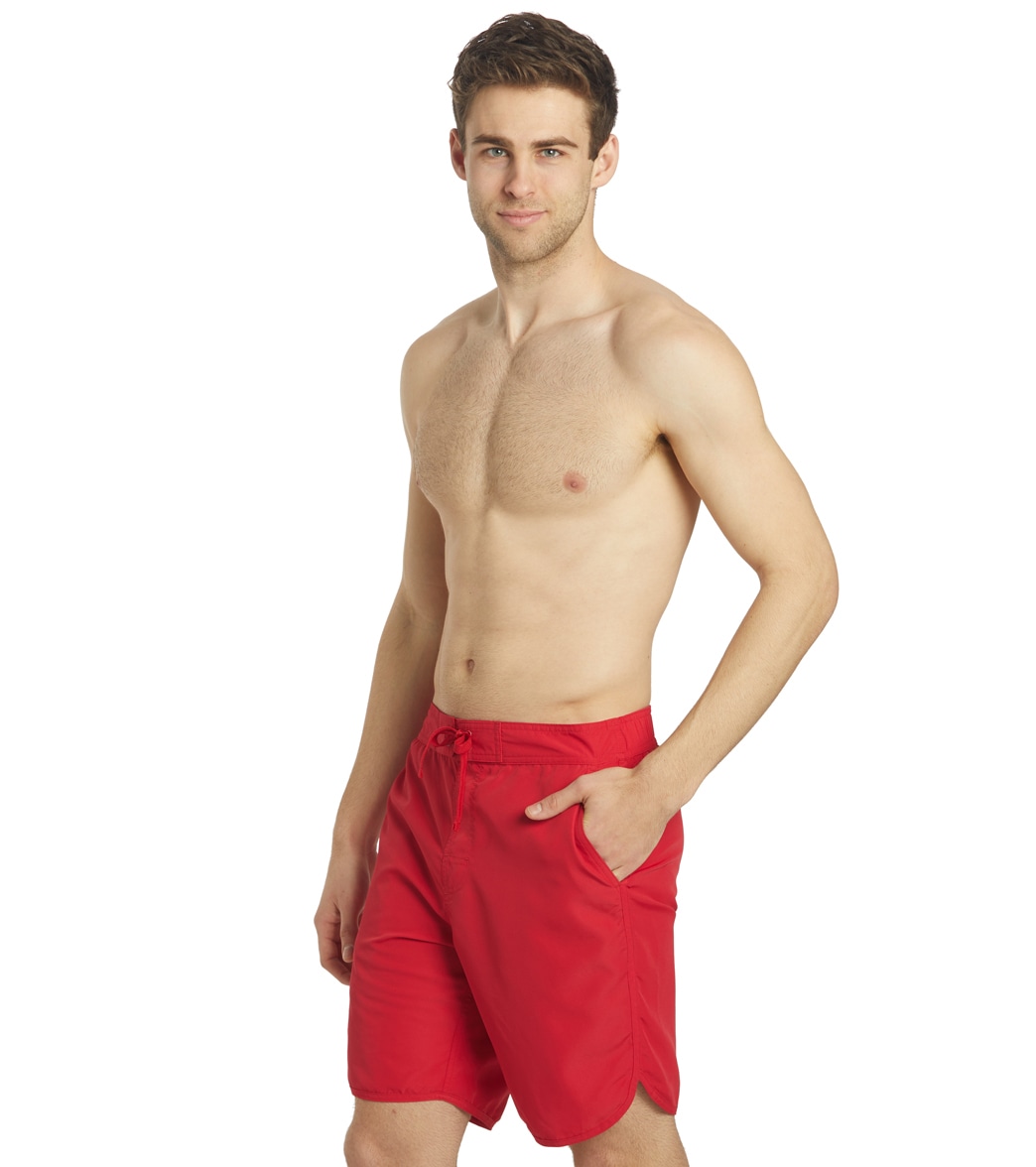 Sporti Men's Hybrid Board Short - Red Xxxl Polyester - Swimoutlet.com