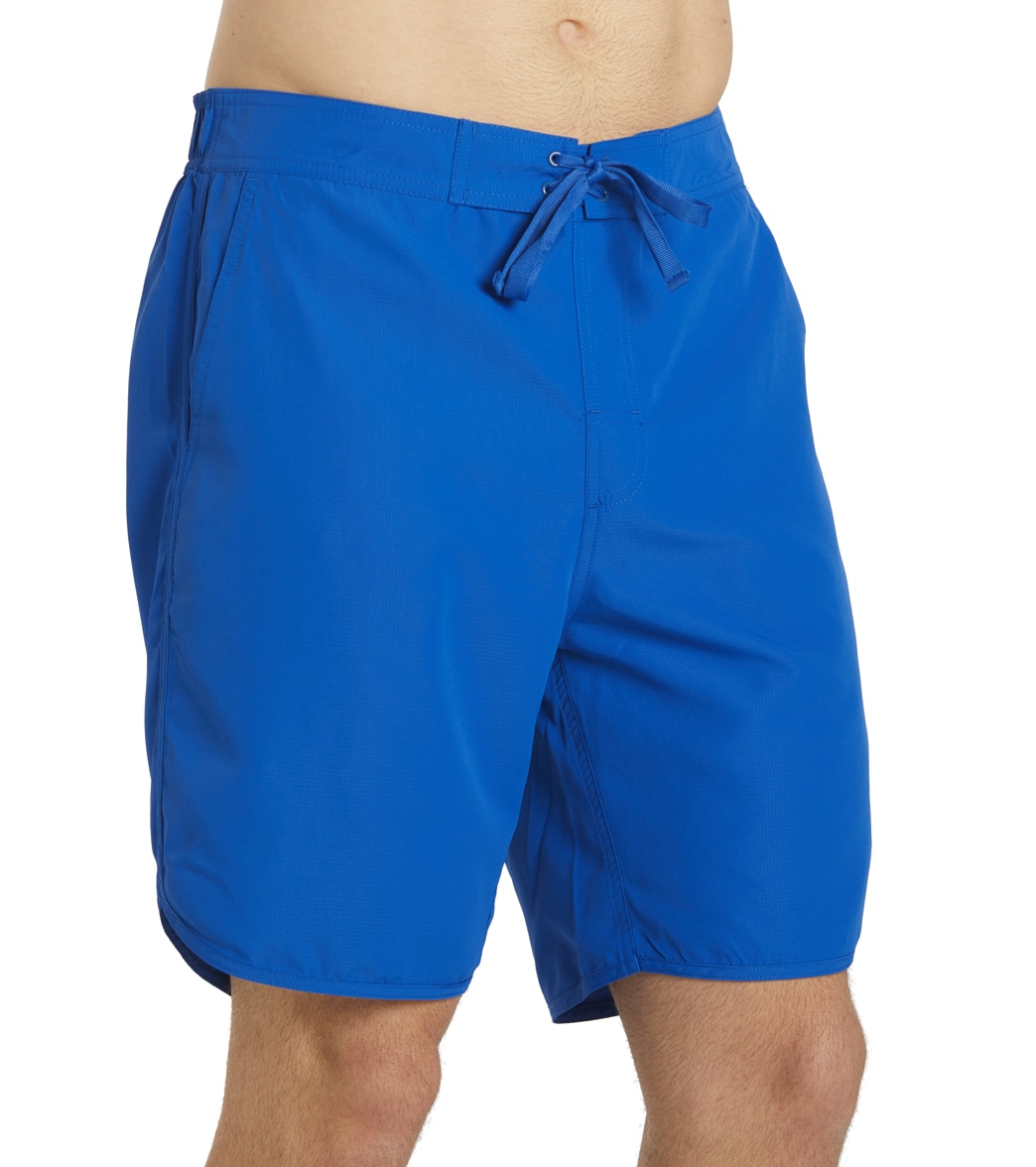 Sporti Men's Hybrid Board Short - Mariner Blue Medium Polyester - Swimoutlet.com