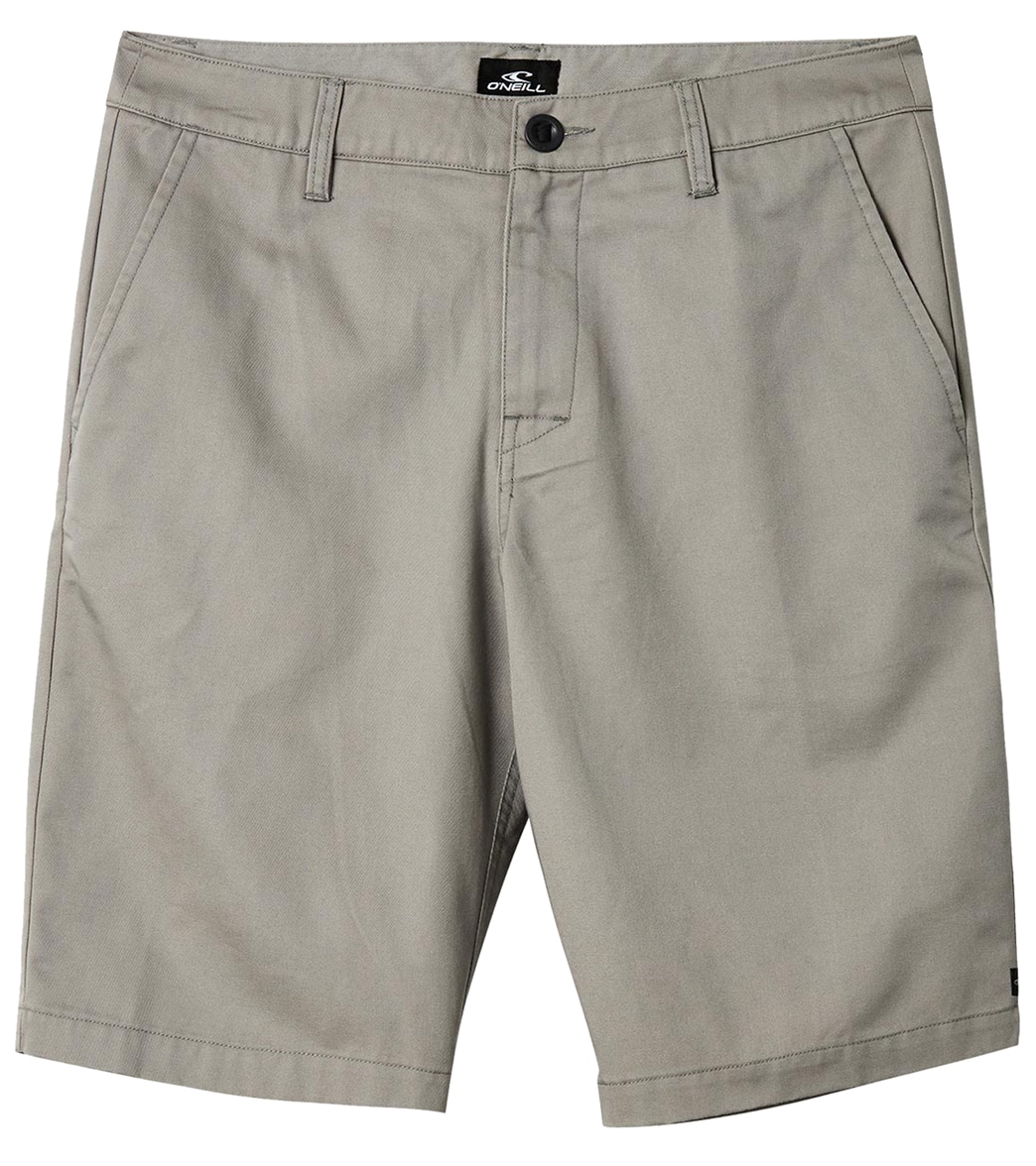 O'neill Men's 22 Redwood Walkshorts - Light Grey 29 Cotton/Polyester - Swimoutlet.com