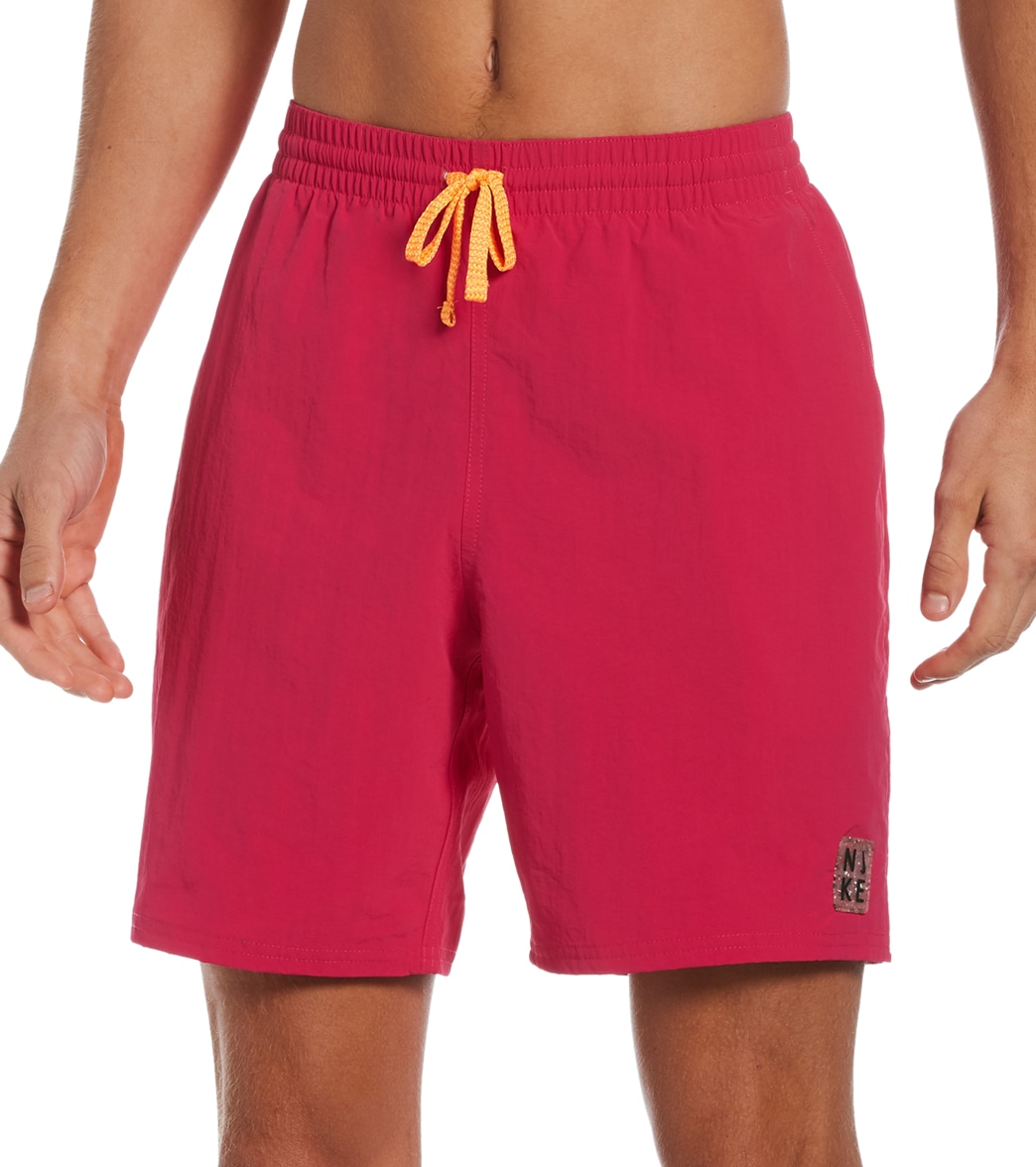 Nike Men's 18 Essential Volley Short - Fireberry Small - Swimoutlet.com