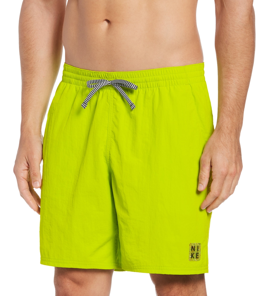 Nike Men's 18 Essential Volley Short - Atomic Green Large - Swimoutlet.com