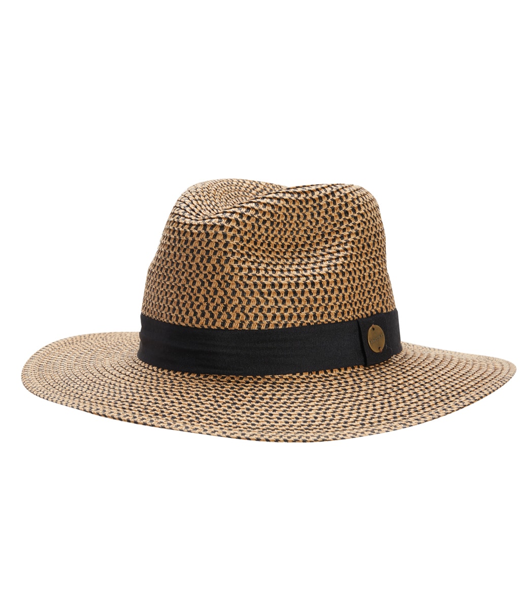 Rip Curl Women's Dakota Panama Hat - Black/Tan Medium - Swimoutlet.com