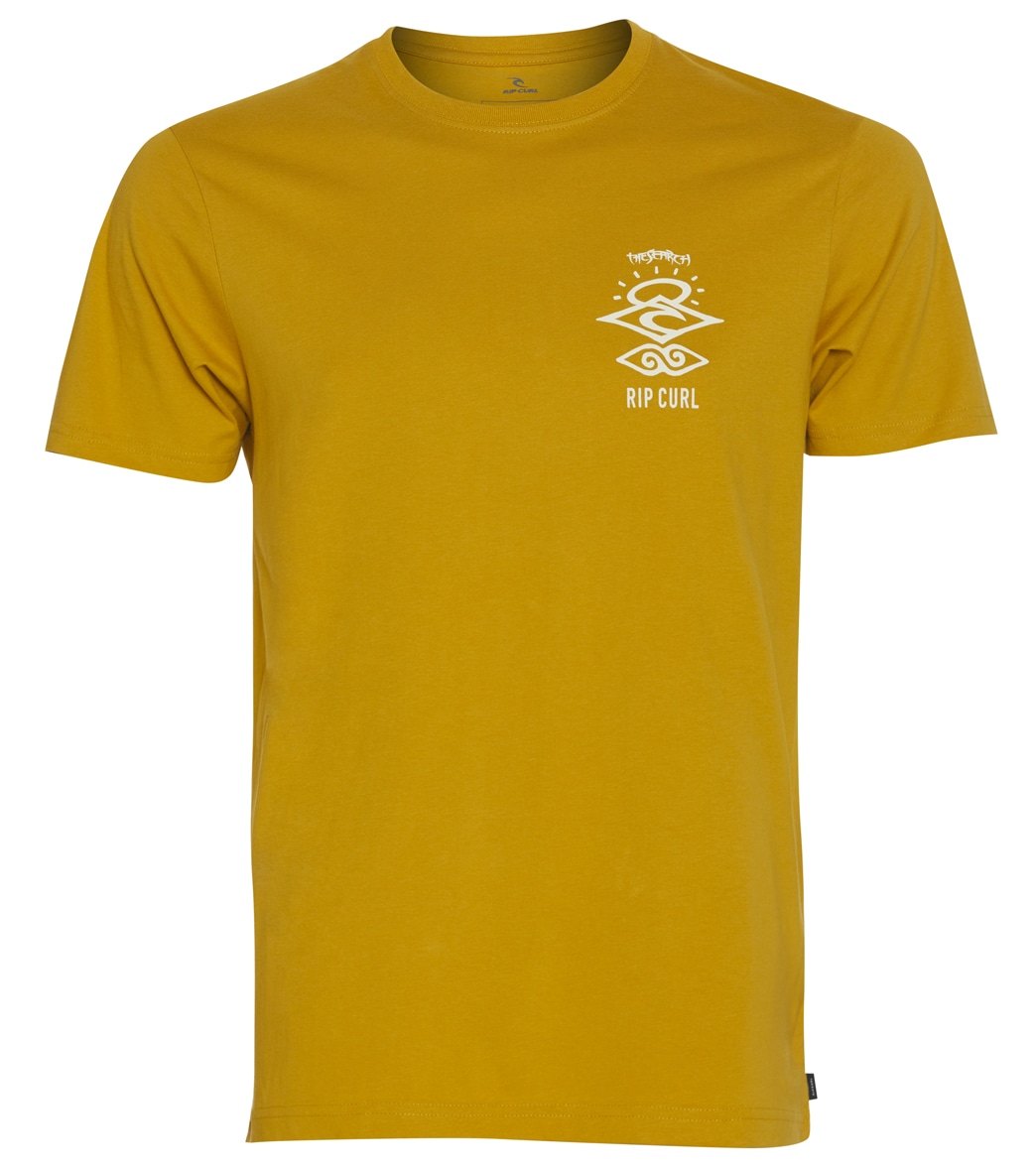 Rip Curl Men's Wettie Essential Shirt - Vintage Yellow Large - Swimoutlet.com