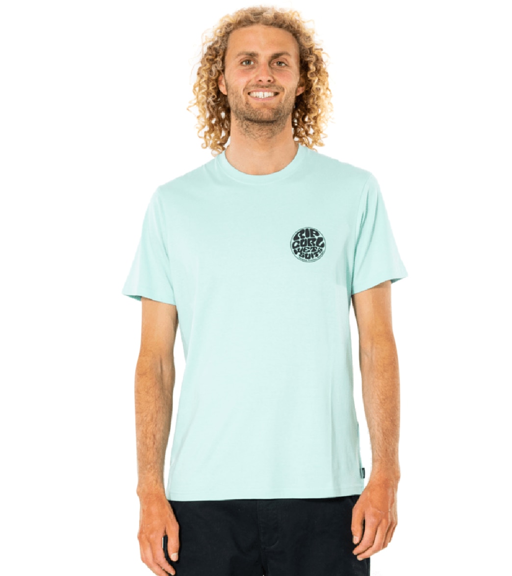 Rip Curl Men's Wettie Essential Shirt - Washed Aqua Large - Swimoutlet.com