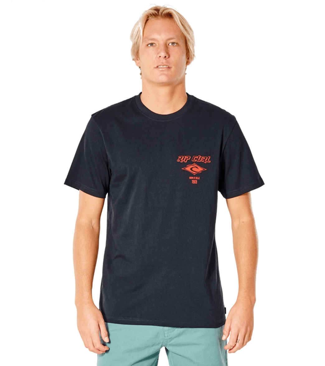 Rip Curl Men's Fadeout Essential Shirt - Black Medium - Swimoutlet.com