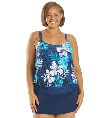 solid color tankini tops