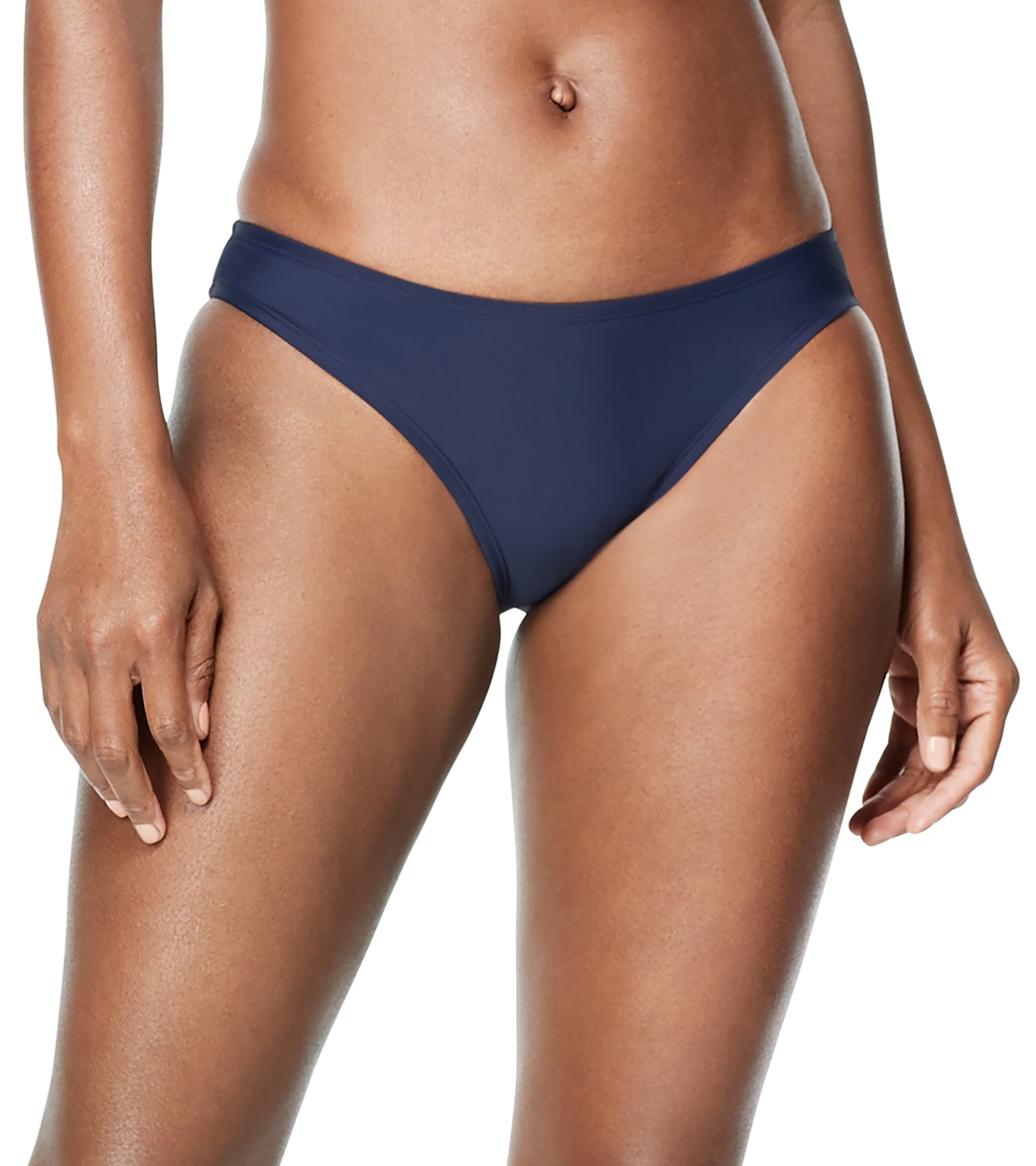 Speedo Active Women's Hipster Bikini Bottom - Peacoat Xl Size Xl - Swimoutlet.com