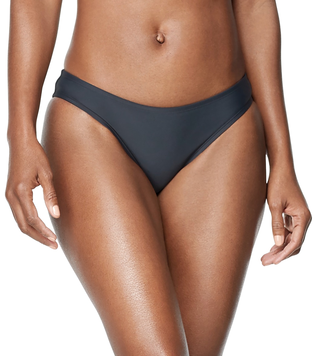 Speedo Active Women's Hipster Bikini Bottom - Black Xl Size Xl - Swimoutlet.com