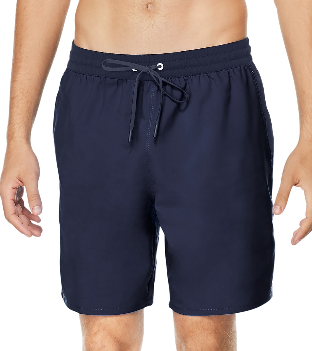 Speedo Active Men's 18 Solid Seaside Volley Short - Peacoat Xl Size Xl Polyester - Swimoutlet.com