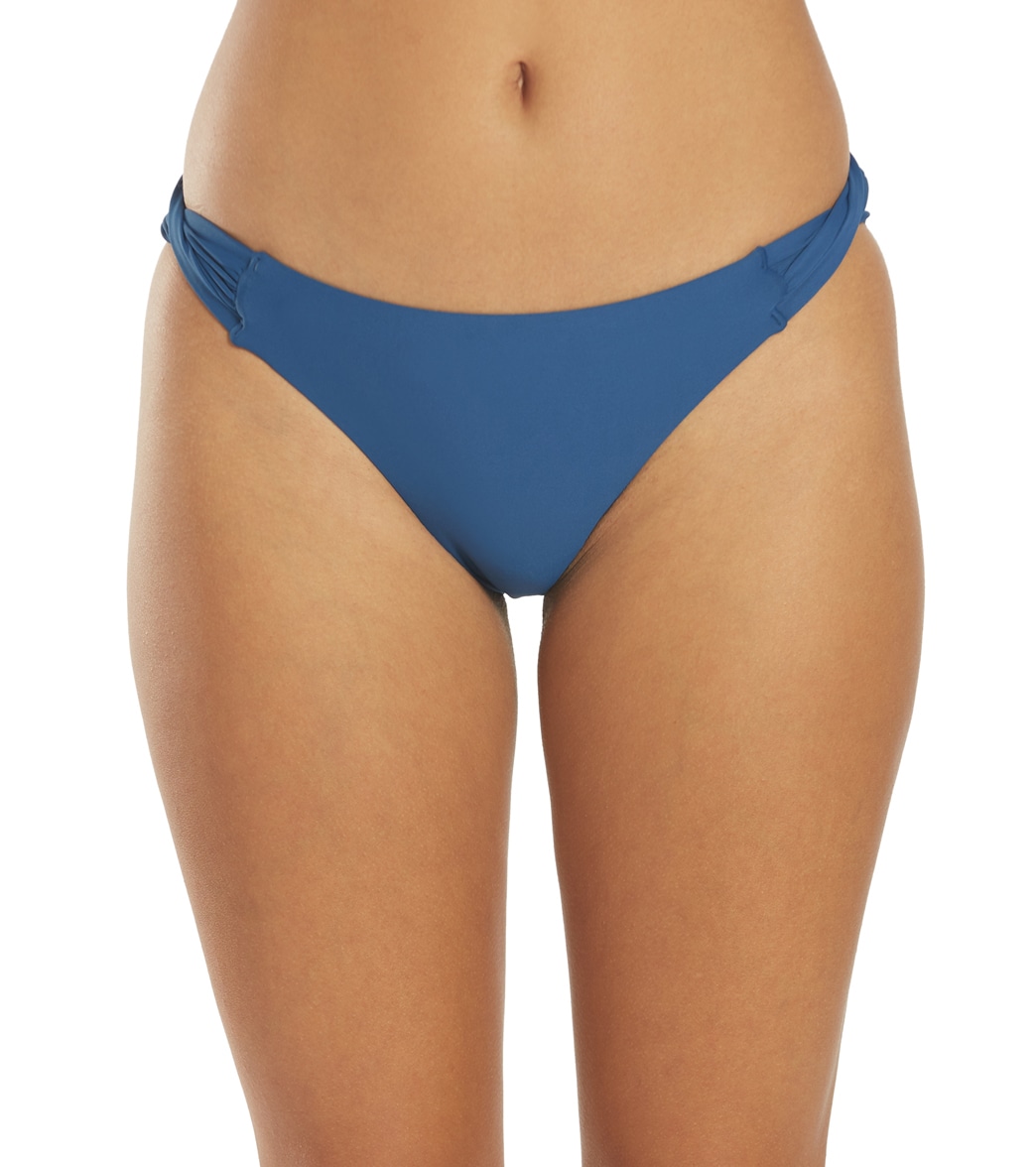 Prana Women's Emarsee Bikini Bottom - Deep Indigo Medium Cotton/Polyester - Swimoutlet.com