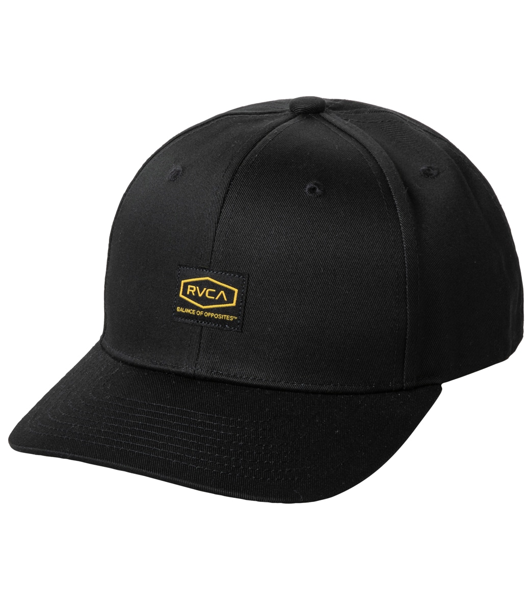 Rvca Men's Dayshift Snapback Hat - Black One Size - Swimoutlet.com