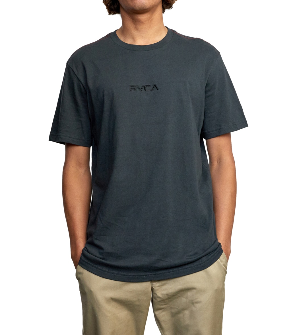 Rvca Men's Short Sleeve Pocket Tee Shirt - Pirate Black Xl - Swimoutlet.com